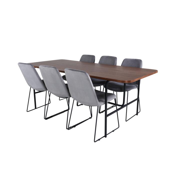 Rektangulär matgrupp Uno, Muce
