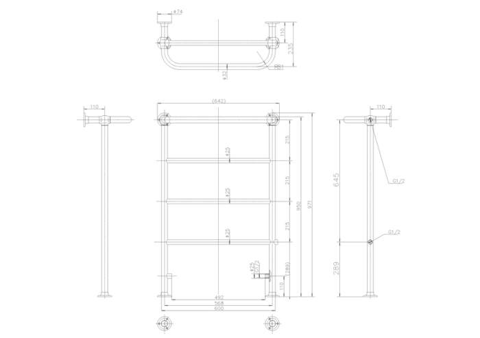 Handdukstork Berkeley-radiator