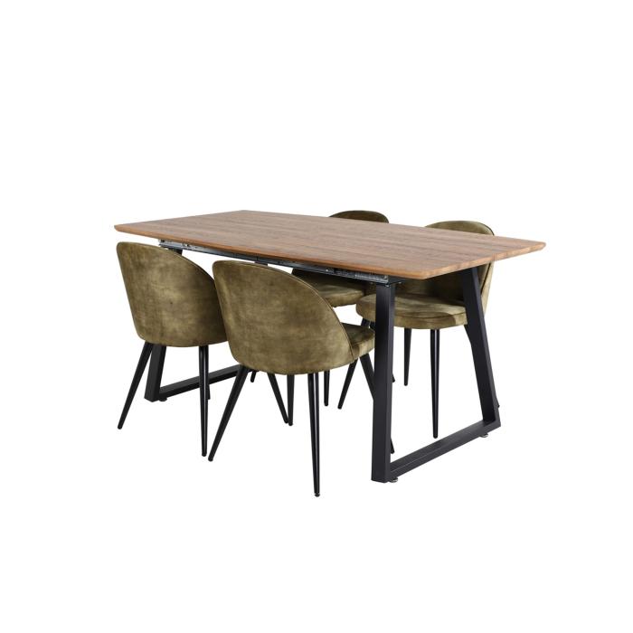 Rektangulär matgrupp Inca, Velvet