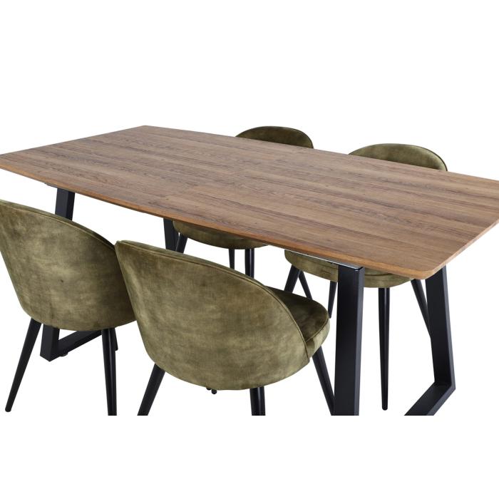 Rektangulär matgrupp Inca, Velvet