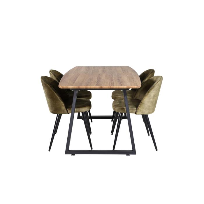 Rektangulär matgrupp Inca, Velvet