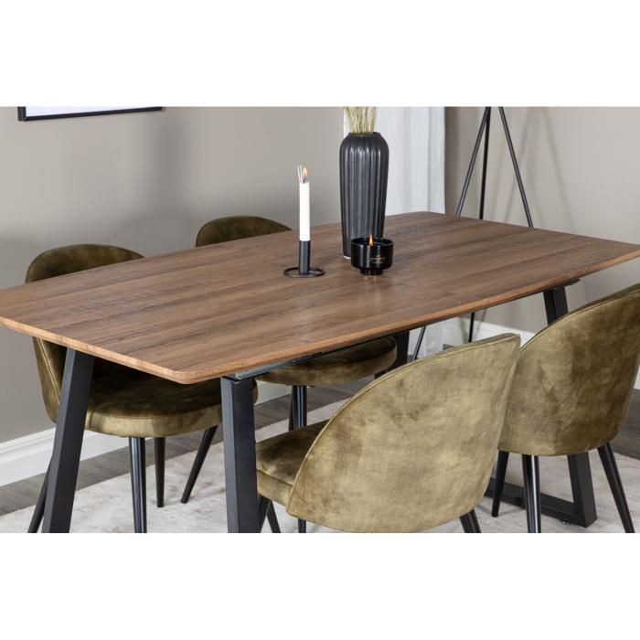 Rektangulär matgrupp Inca, Velvet