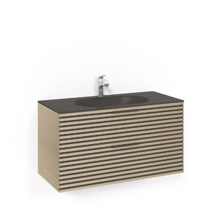 Kommod Crown 1000 Glastvättställ Edge