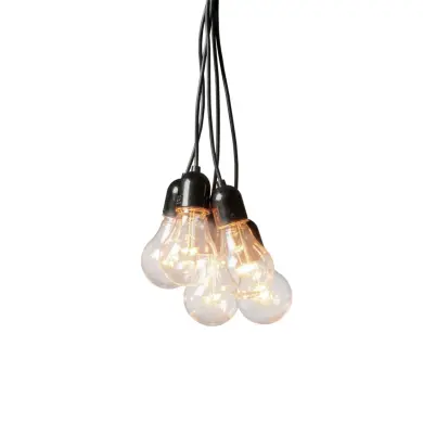 Ljusslinga Ute Istapp Klara lampor Amber LED