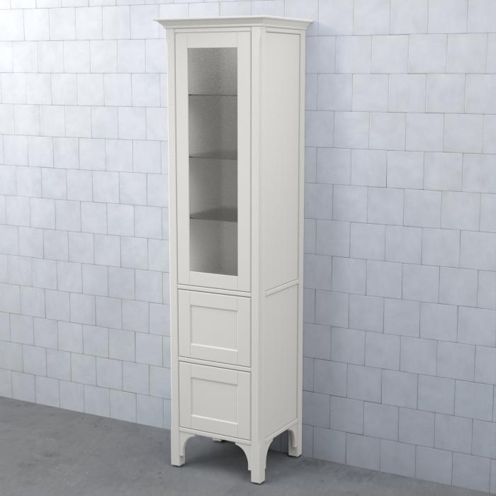 Högskåp Saga med Vitrinlucka, Dälja