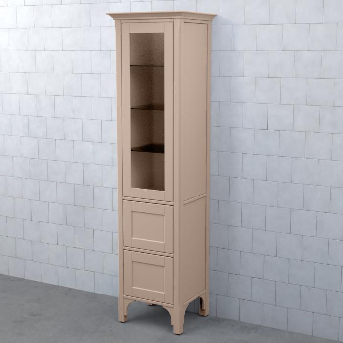 Högskåp Saga med Vitrinlucka, Dälja