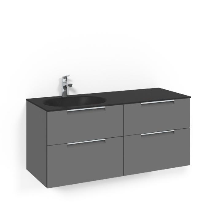 Kommod Crown 1200 Glastvättställ Edge
