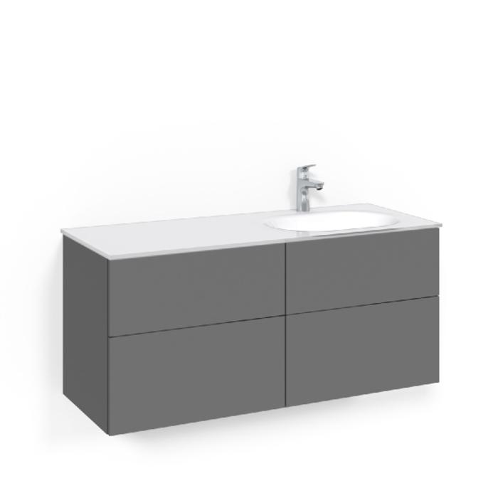 Kommod Crown 1200 Glastvättställ Edge