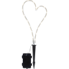 LED Gravljus Decorationheart 21x39cm