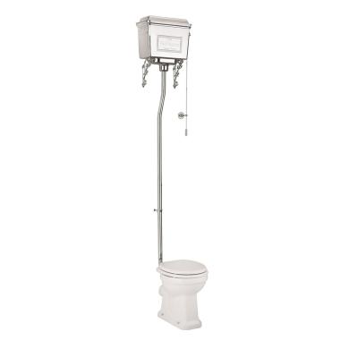 Toastol H&ouml;gspolande Kromad metallcistern, Soft-close Krom & Spolr&ouml;rskit