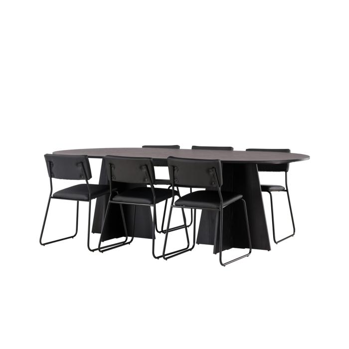 Rektangulär matgrupp Bootcut, Kenth