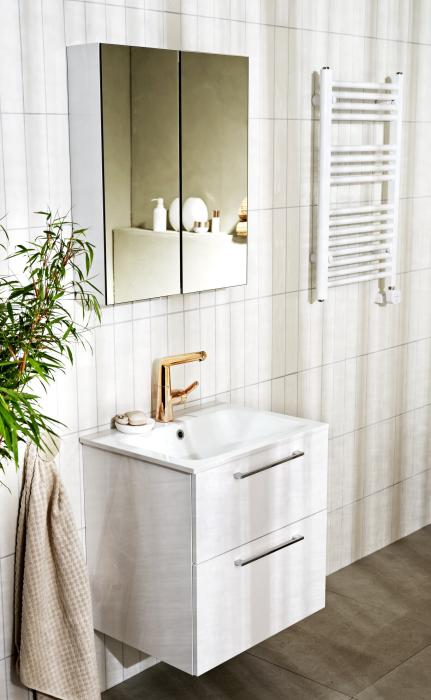 Kommod Isella 60 med Tvättställ Ariella Kompakt