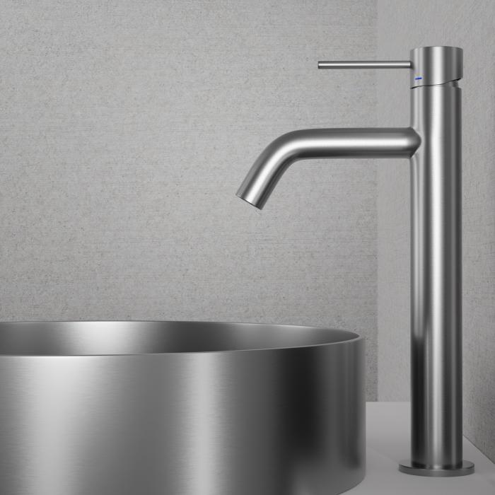 Tvättställsblandare Voyage High Steel