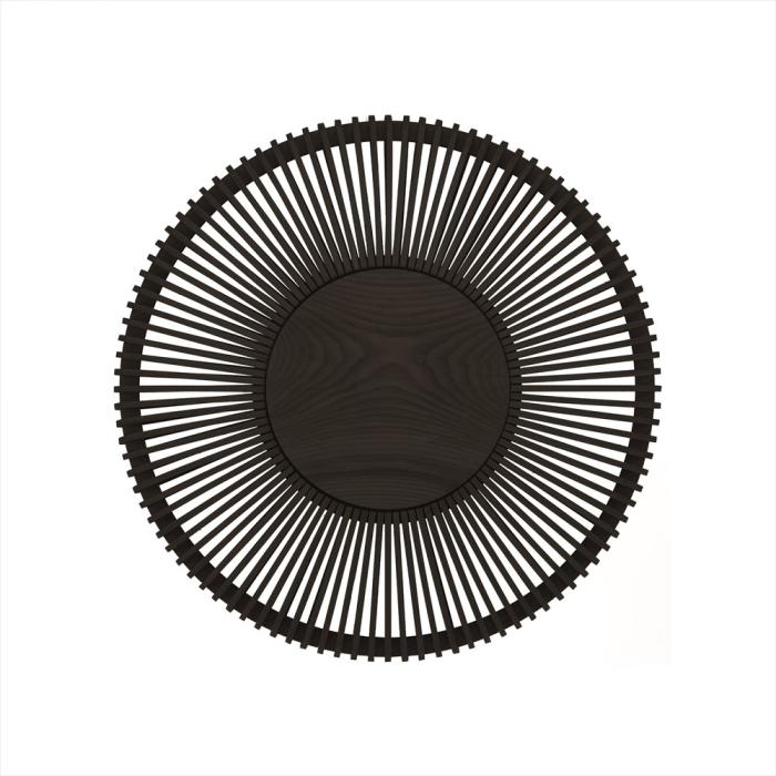 Clava Up Wood Large Vägglampa - Ø 49 x 16,6 cm