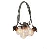 Ljusslinga Ute E27 10 Amber LED, Utbytbar Dimmer Oval