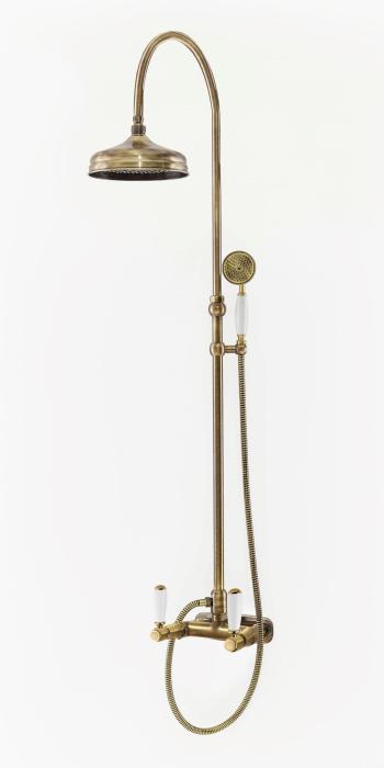 Takduschset Windsor med Revival Uni 2-greppsblandare 150cc