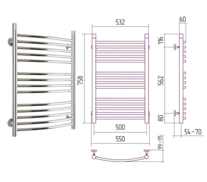 Handdukstork Bohemia ARC Elektrisk (Utgått)