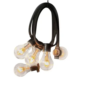 Ljusslinga Ute E27 10 amber M-form utbytbar LED