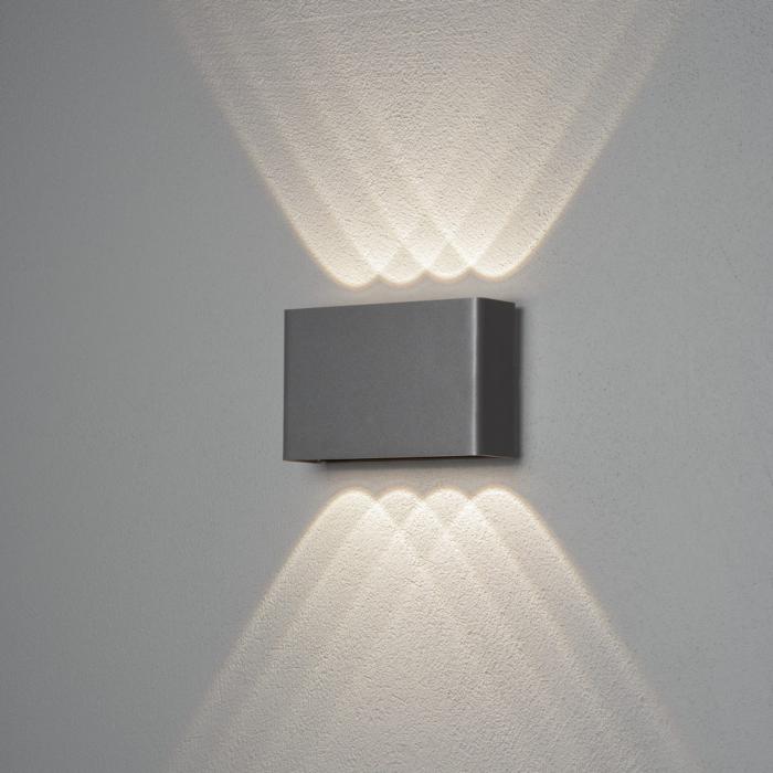 Vägglampa Ute Chieri 2x4 HP-LED