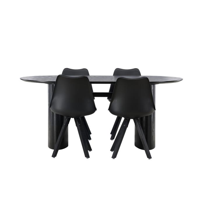 Oval Dining Set Zeno