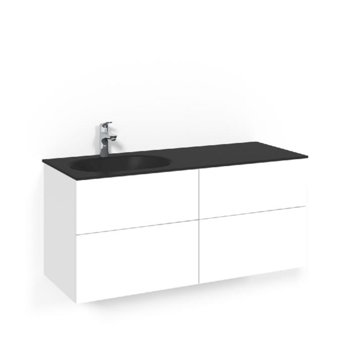 Kommod Crown 1200 Glastvättställ Edge