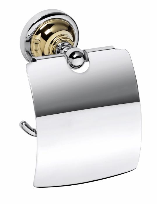 Toapappershållare med Lock Classic