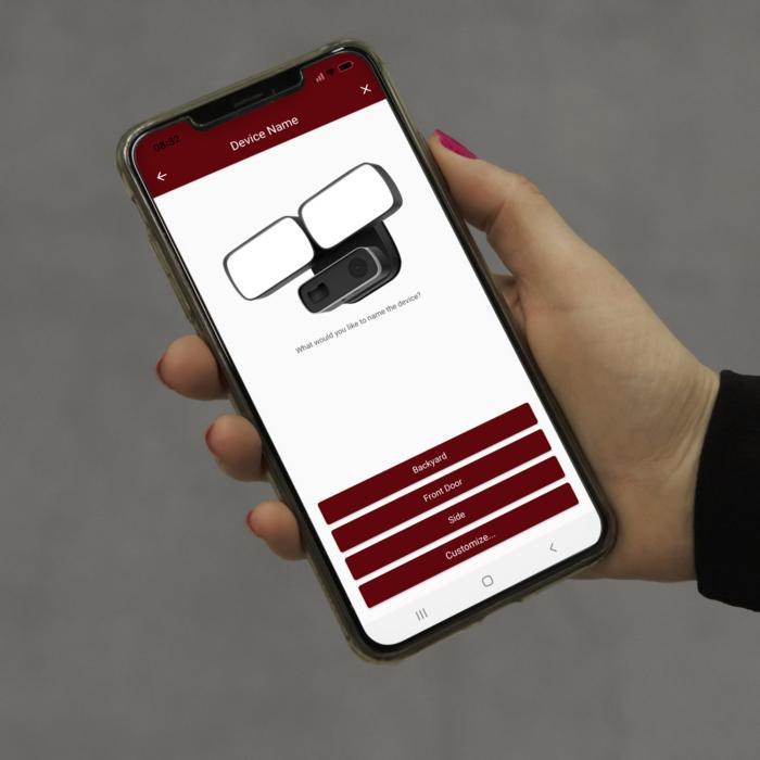 Smart Säkerhetslampa Smartlight med Kamera, Mic, Högtalare Wi-fi