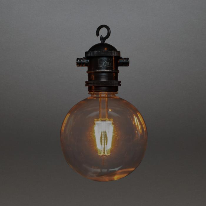Ljusslinga Ute E27 10 Amber LED, Utbytbar Dimmer Klot