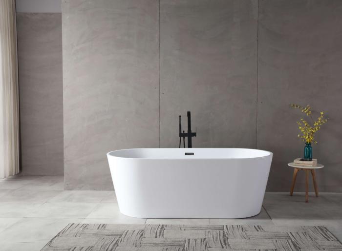 Badkar DELICATE Fristående Vit