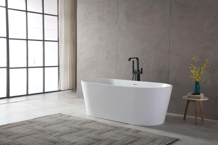 Badkar DELICATE Fristående Vit