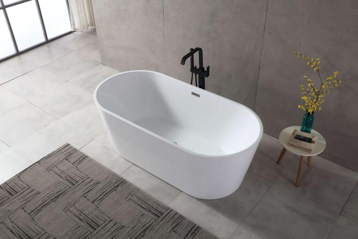 Badkar DELICATE Fristående Vit