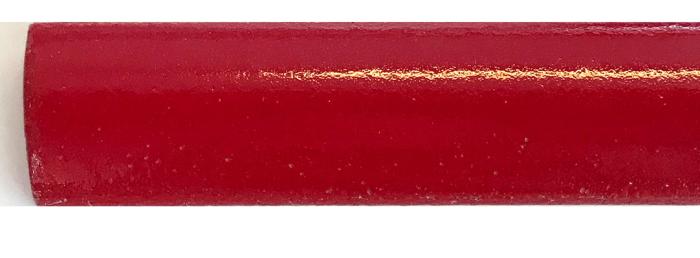 Bård Rund Röd Blank 2,5x20