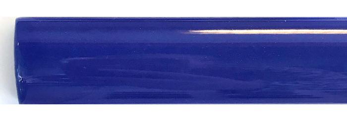 Bård Rund Blå Blank 2,5x20