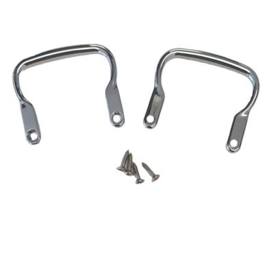 Handtag med Skruvar & Mall till toalettsits 2-pack