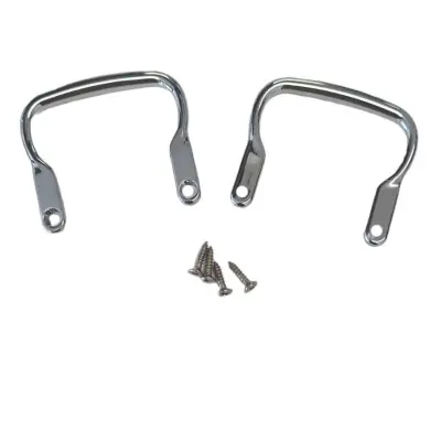Handtag med Skruvar & Mall till toalettsits 2-pack