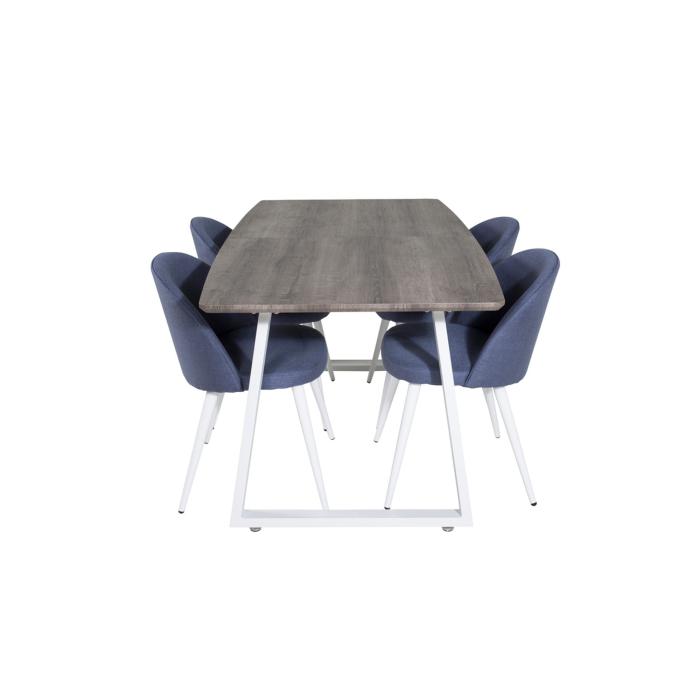Rektangulär matgrupp Inca, Velvet