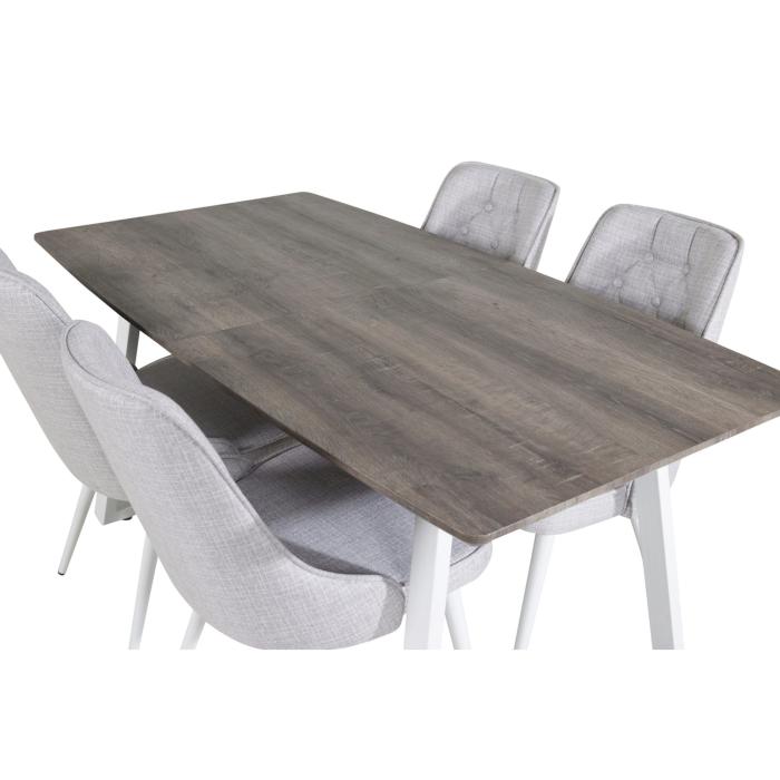 Rektangulär matgrupp Inca, Velvet Deluxe