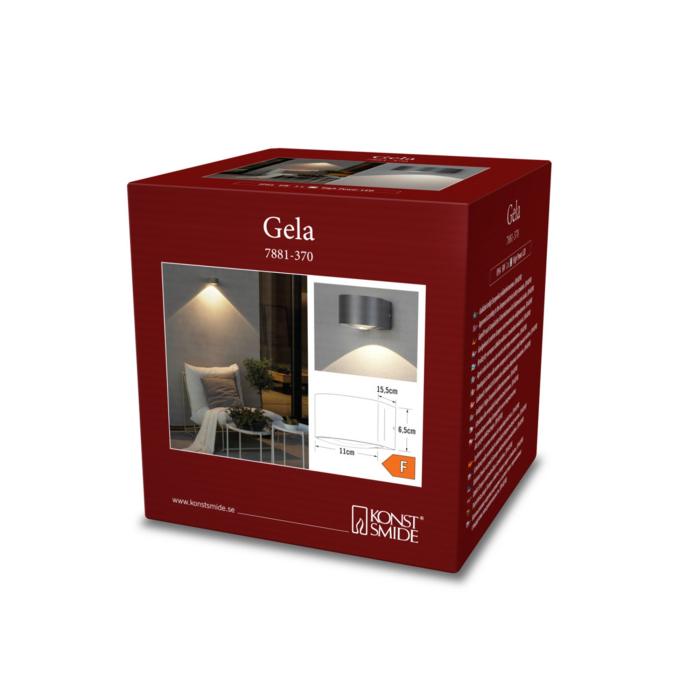 Vägglampa Ute Gela HP-LED Ned