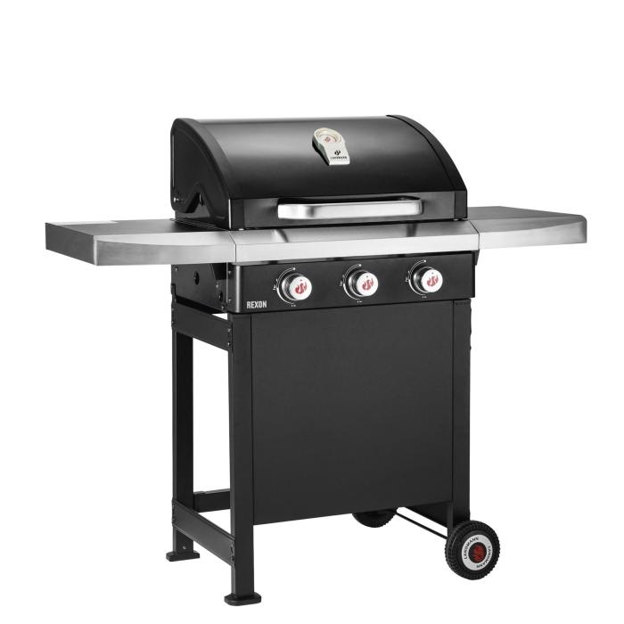 Gasolgrill Rexon 3.0 Svart - Cast Iron 12236