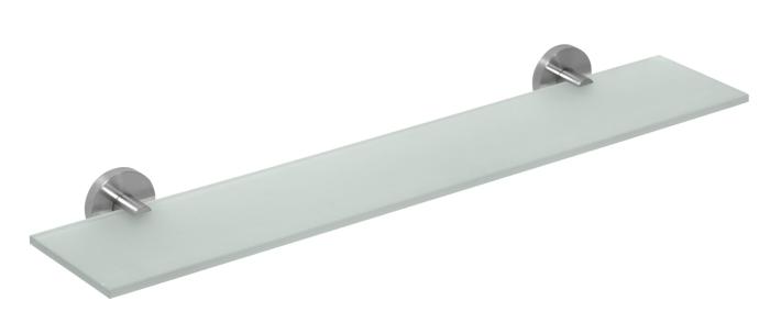 Glashylla Steel 60cm Rostfri Look