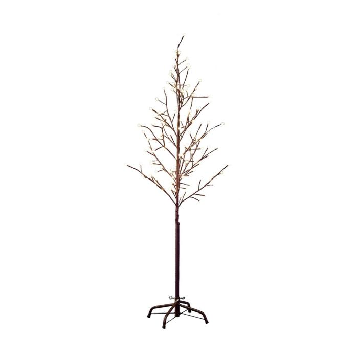 Ljusdekoration Ute Träd 150 cm Cherry LED Brun
