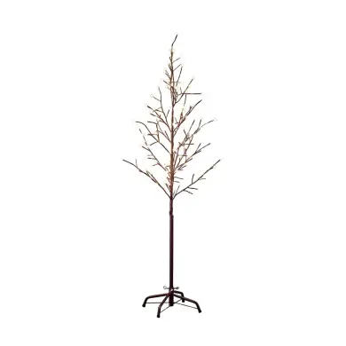 Ljusdekoration Ute Tr&auml;d 150 cm Cherry LED Brun