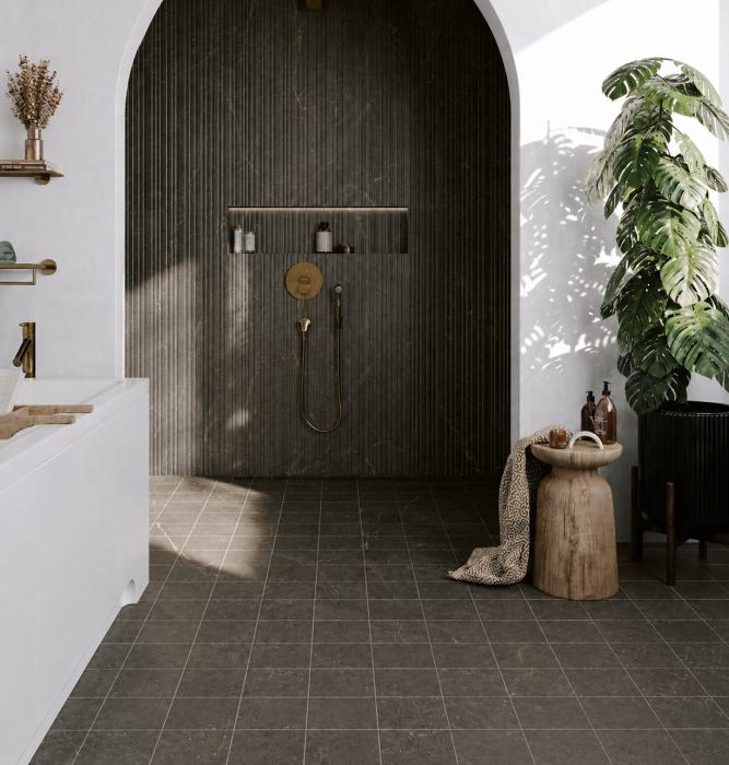 Klinker Soft Ebony Black 10x10, Matt