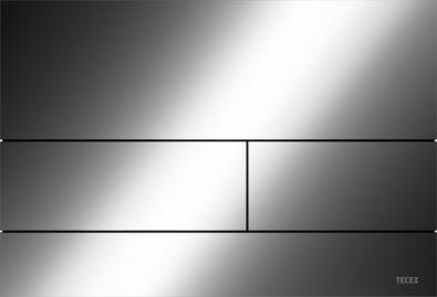 Spolknapp Square II Metall, Svart krom PVD