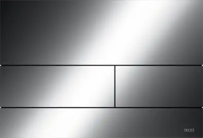 Spolknapp Square II Metall, Svart krom PVD
