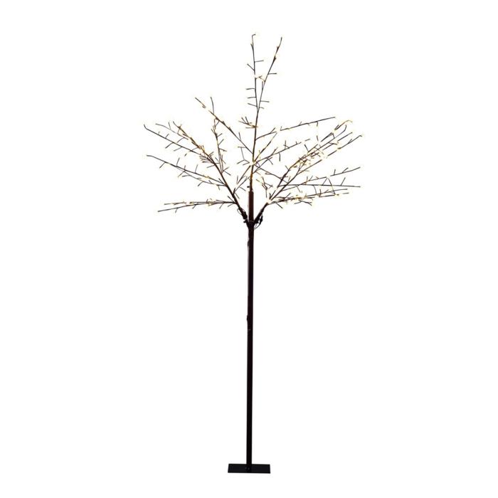 Ljusdekoration Ute Brunt Träd 250 cm Cherry LED