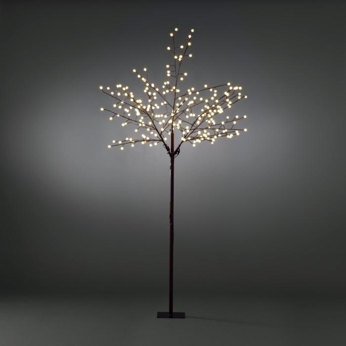 Ljusdekoration Ute Brunt Träd 250 cm Cherry LED