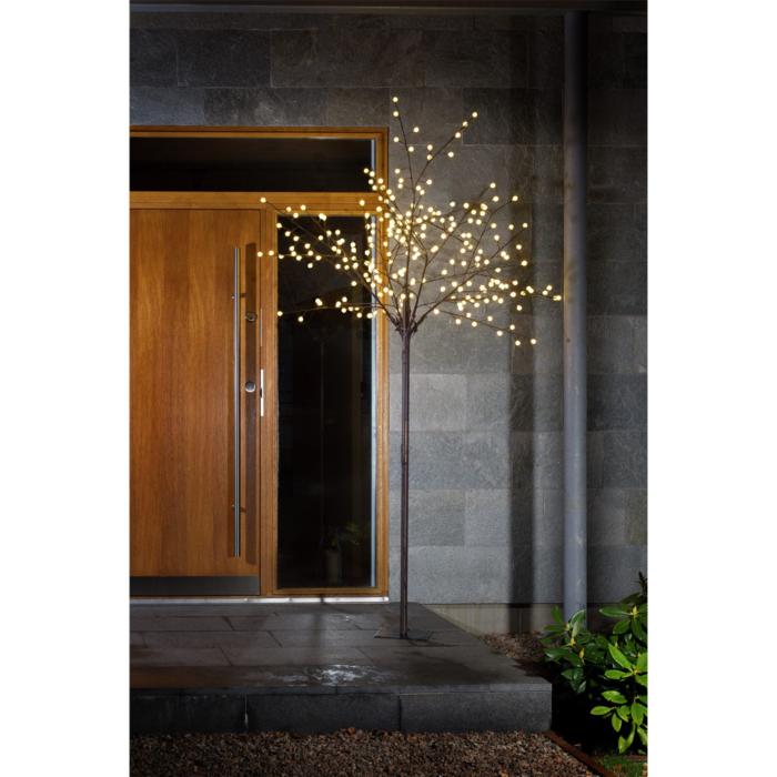 Ljusdekoration Ute Brunt Träd 250 cm Cherry LED
