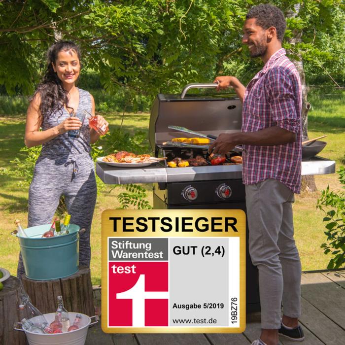 Gasolgrill Rexon 3.0 Svart - Cast Iron 12236