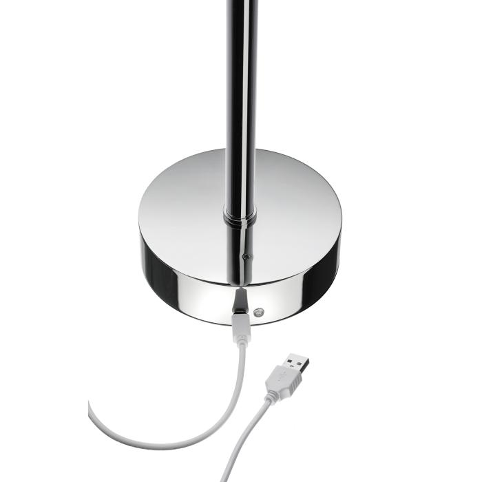 Smink- & Rakspegel Outline x7 Fristående Batteridriven Krom